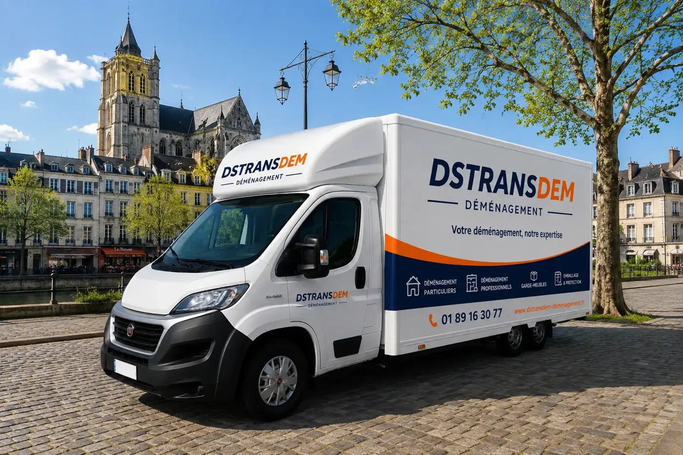 Camion DSTRANSDEM à Paris
